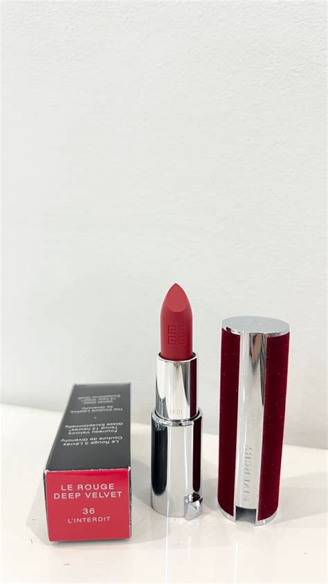 givenchy n28 thrilling brown|givenchy deep velvet lipstick.